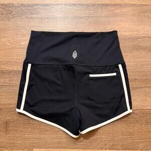Free people movement shorts black